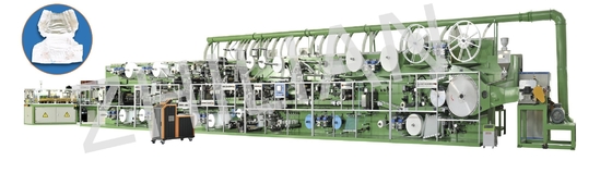 Máquina de fabricação de fraldas tamanho novo para bebê / S / M / L Tipo I