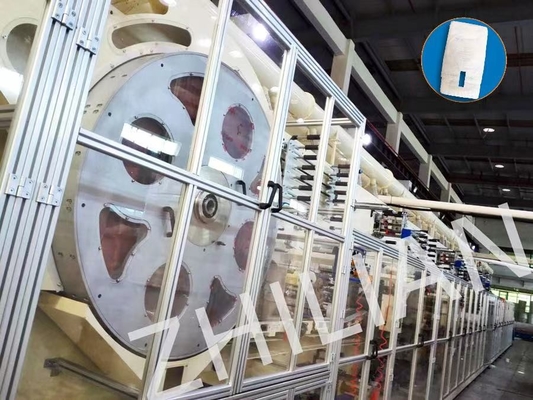 Guardanapo sanitário de embalagem reto que faz a máquina