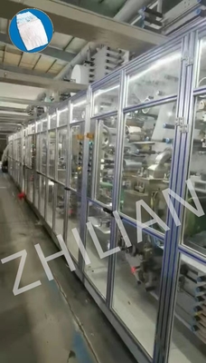 Máquina de fabricação de fraldas femininas Máquina de fraldas para cães de estimação
