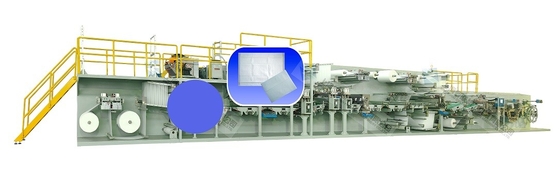 O servocontrol Underpad de 3 dobras faz à máquina 450MM 600MM 900MM