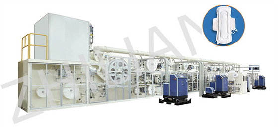 almofada das senhoras de 220mm 430mm que faz a máquina a almofada sanitária máquina automática