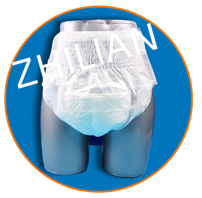 Levante o tipo ultra fino adulto da máquina 250pcs/min das calças da incontinência do tecido