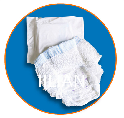 M / Máquina descartável 350pcs/min das calças do período menstrual de L/XL