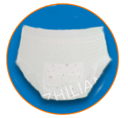 Máquina descartável confortável ultra fina 250pcs/minuto das calças do período menstrual